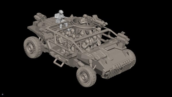 Overrunner Grouse Reconnaissance Vehicle and crew OR117 - Image 5